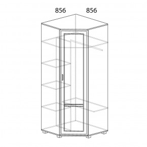 Шкаф угловой №243 Белла в Кировграде - kirovgrad.ok-mebel.com | фото 2