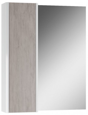 Шкаф-зеркало Uno 60 Дуб серый левый/правый Домино (DU1503HZ) в Кировграде - kirovgrad.ok-mebel.com | фото 2