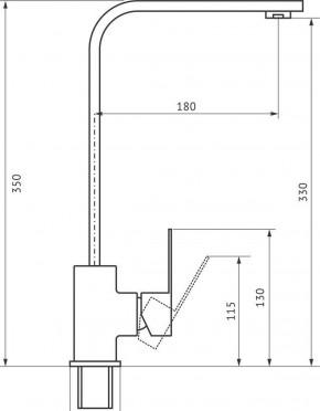 Смеситель MS-012 в Кировграде - kirovgrad.ok-mebel.com | фото 2