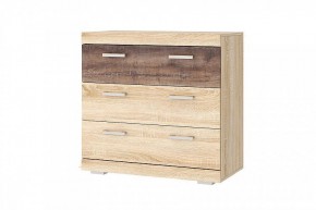 СОНАТА КС-900 Комод 3ящ. (дуб сакраменто) в Кировграде - kirovgrad.ok-mebel.com | фото