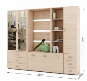 Стенка для прихожей Мартин-4 в Кировграде - kirovgrad.ok-mebel.com | фото 3
