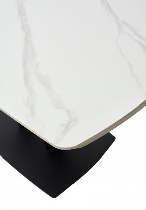 Стол ALATRI 120 MATT WHITE MARBLE SOLID CERAMIC / BLACK, ®DISAUR в Кировграде - kirovgrad.ok-mebel.com | фото 11