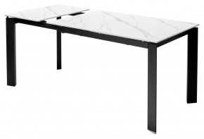 Стол CORNER 120 MATT WHITE MARBLE SOLID CERAMIC / BLACK, ®DISAUR в Кировграде - kirovgrad.ok-mebel.com | фото 5