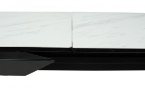Стол CREMONA 180 KL-99 Белый мрамор матовый, итальянская керамика / черный каркас, ®DISAUR в Кировграде - kirovgrad.ok-mebel.com | фото 12