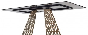 Стол ENNA 220 KL-188 Контрастный мрамор матовый, итальянская керамика/ каркас цвета шампань, ®DISAUR в Кировграде - kirovgrad.ok-mebel.com | фото 12