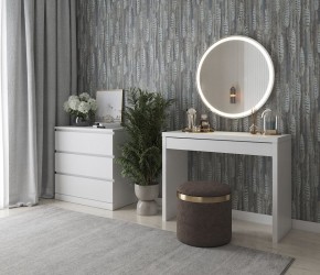 Стол косметический Энкель 100 белый в Кировграде - kirovgrad.ok-mebel.com | фото 4