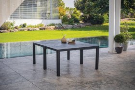 Стол раскладной Джули (Julie Double table 2 configurations) Графит в Кировграде - kirovgrad.ok-mebel.com | фото 2