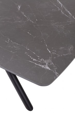 Стол RIVOLI 140 MATT BLACK MARBLE SOLID CERAMIC / BLACK, ®DISAUR в Кировграде - kirovgrad.ok-mebel.com | фото 10