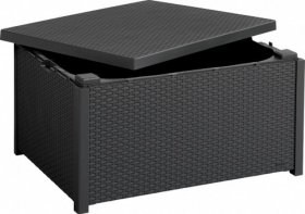 Стол-сундук Арика (Arica storage table) графит в Кировграде - kirovgrad.ok-mebel.com | фото 2