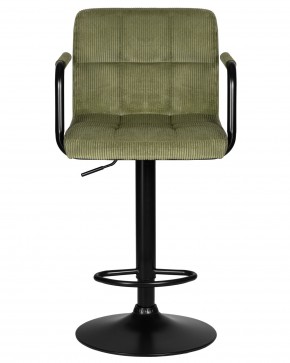 Стул барный DOBRIN KRUGER ARM BLACK, зеленый вельвет (LAR-E2041-7) в Кировграде - kirovgrad.ok-mebel.com | фото 6