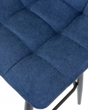 Стул барный DOBRIN NICOLE, черные матовые ножки, синяя ткань (UF860-14B) в Кировграде - kirovgrad.ok-mebel.com | фото 8