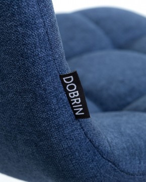 Стул барный DOBRIN NICOLE, черные матовые ножки, синяя ткань (UF860-14B) в Кировграде - kirovgrad.ok-mebel.com | фото 9