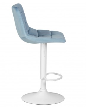 Стул барный DOBRIN TAILOR WHITE, пудрово-голубой велюр (MJ9-74) в Кировграде - kirovgrad.ok-mebel.com | фото 3