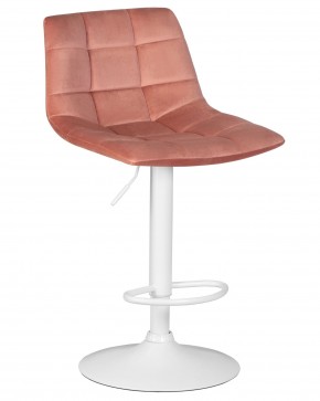 Стул барный DOBRIN TAILOR WHITE, пудрово-розовый велюр (MJ9-32) в Кировграде - kirovgrad.ok-mebel.com | фото