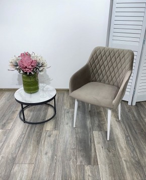Стул BRANDY-X ЛАТТЕ #25 / белый каркас, велюр М-City в Кировграде - kirovgrad.ok-mebel.com | фото 2