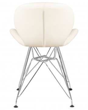 Стул обеденный DOBRIN BUTTERFLY CHROME, ножки хром, цвет кремовый в Кировграде - kirovgrad.ok-mebel.com | фото 5