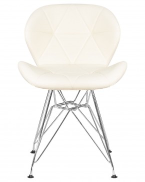 Стул обеденный DOBRIN BUTTERFLY CHROME, ножки хром, цвет кремовый в Кировграде - kirovgrad.ok-mebel.com | фото 6