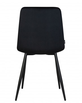 Стул обеденный DOBRIN CHILLY, Черный Holland 75, основание черное в Кировграде - kirovgrad.ok-mebel.com | фото 6