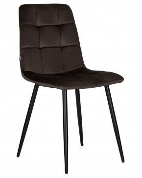 Стул обеденный DOBRIN CHILLY, Эспрессо Holland 74, основание черное в Кировграде - kirovgrad.ok-mebel.com | фото