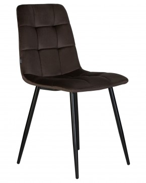 Стул обеденный DOBRIN CHILLY, Эспрессо Holland 74, основание черное в Кировграде - kirovgrad.ok-mebel.com | фото 3