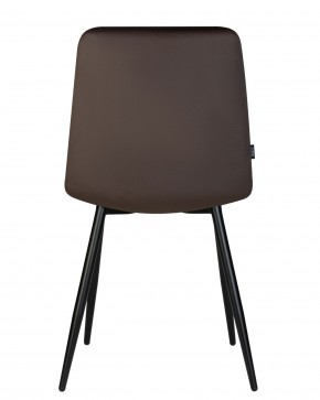 Стул обеденный DOBRIN CHILLY, Эспрессо Holland 74, основание черное в Кировграде - kirovgrad.ok-mebel.com | фото 6