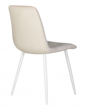 Стул обеденный DOBRIN CHILLY, Кремовый Holland 05, основание белое в Кировграде - kirovgrad.ok-mebel.com | фото 5