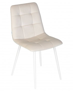 Стул обеденный DOBRIN CHILLY, Кремовый Holland 05, основание белое в Кировграде - kirovgrad.ok-mebel.com | фото 8
