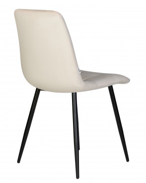 Стул обеденный DOBRIN CHILLY, Кремовый Holland 05, основание черное в Кировграде - kirovgrad.ok-mebel.com | фото 5