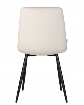 Стул обеденный DOBRIN CHILLY, Кремовый Holland 05, основание черное в Кировграде - kirovgrad.ok-mebel.com | фото 6