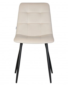 Стул обеденный DOBRIN CHILLY, Кремовый Holland 05, основание черное в Кировграде - kirovgrad.ok-mebel.com | фото 7
