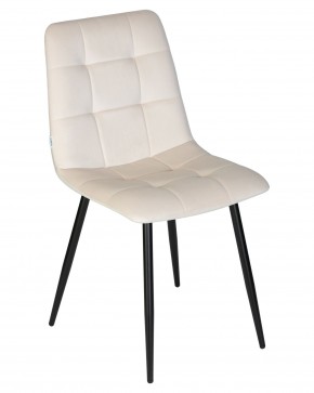 Стул обеденный DOBRIN CHILLY, Кремовый Holland 05, основание черное в Кировграде - kirovgrad.ok-mebel.com | фото 8