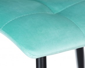 Стул обеденный DOBRIN CHILLY, Мятный Holland 50, основание черное в Кировграде - kirovgrad.ok-mebel.com | фото 8