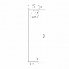 Торшер Elektrostandard Bevel a068473 в Кировграде - kirovgrad.ok-mebel.com | фото 2