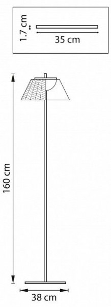 Торшер Lightstar Napoli 794710 в Кировграде - kirovgrad.ok-mebel.com | фото 6