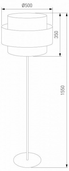 Торшер TK Lighting Calisto 5405 Calisto в Кировграде - kirovgrad.ok-mebel.com | фото 2
