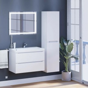 Тумба под раковину Uperwood Tanos 80 см, подвесная, белая матовая в Кировграде - kirovgrad.ok-mebel.com | фото 11
