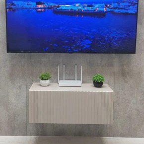 Тумба подвесная под ТВ LINES MTV1-MA 750 Бежевый (Леда-М 10.1.5) в Кировграде - kirovgrad.ok-mebel.com | фото 5