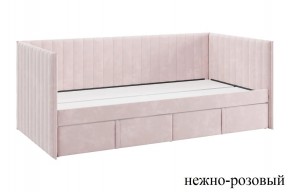 ТВИКС Кровать (софа) с ящиками 900 (нежно-розовый) в Кировграде - kirovgrad.ok-mebel.com | фото
