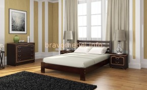 ВЕРОНИКА Кровать из массива 1400 в Кировграде - kirovgrad.ok-mebel.com | фото 5