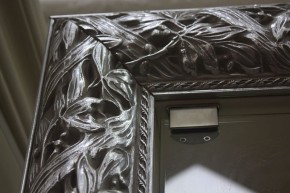 Зеркало большое Тиффани Premium черная/серебро (ТФ/02(П) в Кировграде - kirovgrad.ok-mebel.com | фото 4