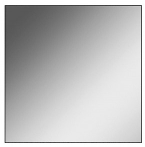 Зеркало Corsica 500х500 black без подсветки Sansa (SB1063Z) в Кировграде - kirovgrad.ok-mebel.com | фото