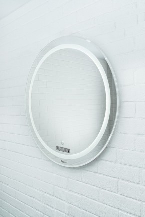 Зеркало Gia 75 white с подсветкой Sansa (SGa1044Z) в Кировграде - kirovgrad.ok-mebel.com | фото 2