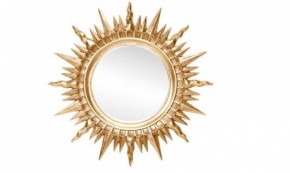 Зеркало круглое золото (1810(1) в Кировграде - kirovgrad.ok-mebel.com | фото